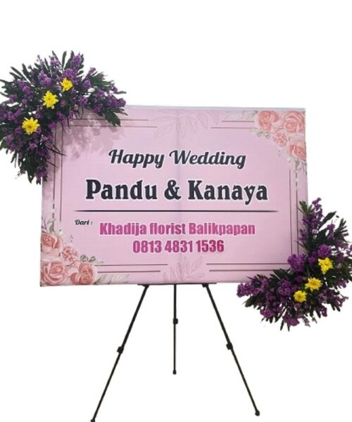 Bunga Papan Wedding