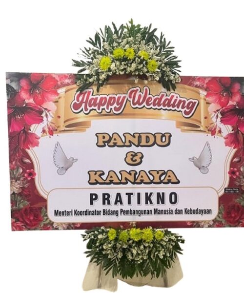 Bunga Papan Wedding