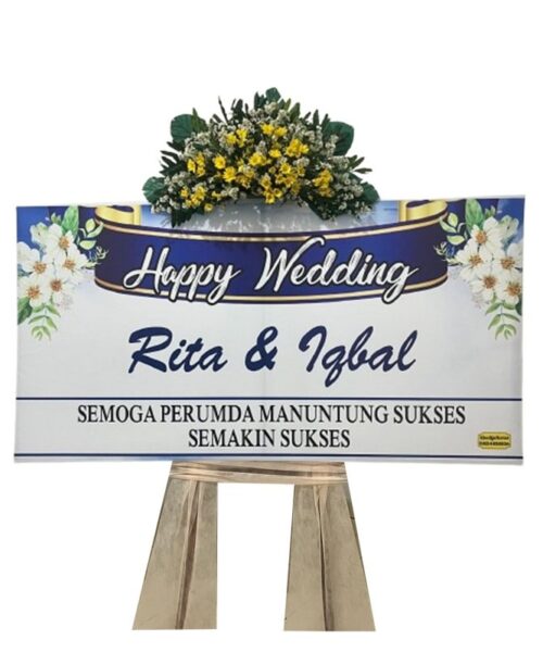 Bunga Papan Wedding