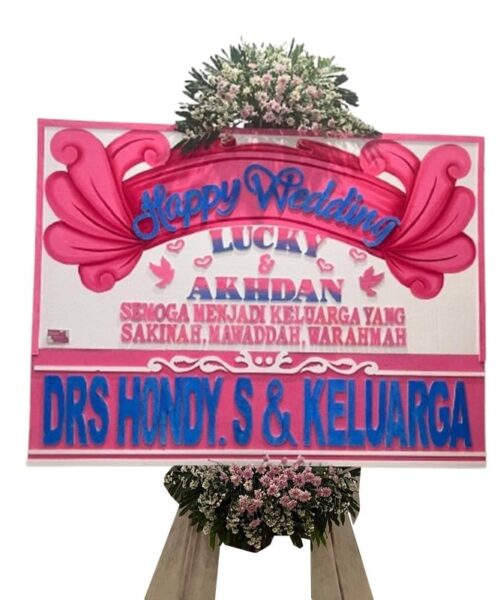 Bunga Papan Wedding