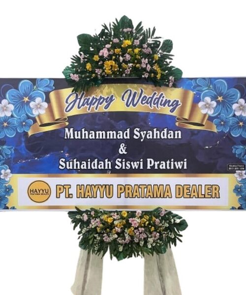 Bunga Papan Wedding