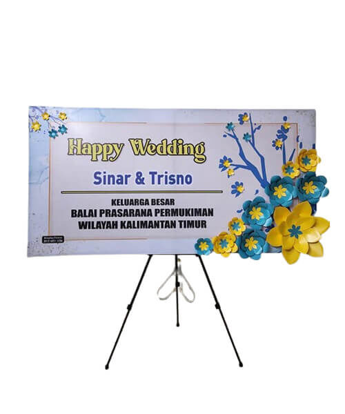 Bunga Papan Wedding