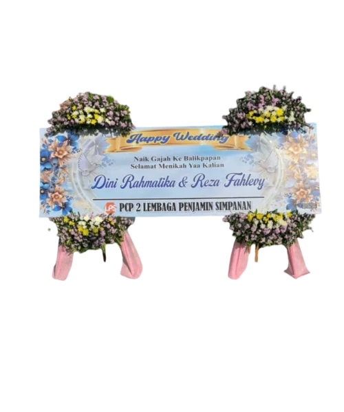 Bunga Papan Wedding